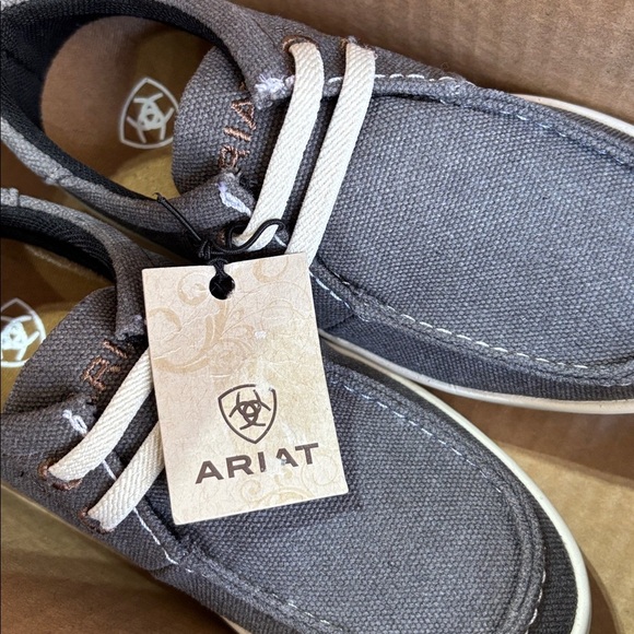 Ariat Hilo Washed Black,FLX Foam sole,cushion insole,no tie lace,slip on loafers - Picture 10 of 10